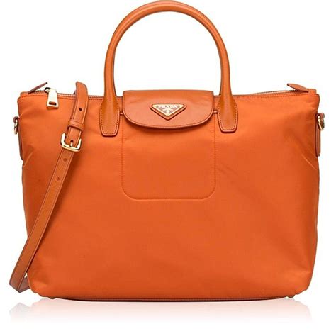 prada shopping tote tessuto saffiano papaya orange|Prada Saffiano Leather Tote .